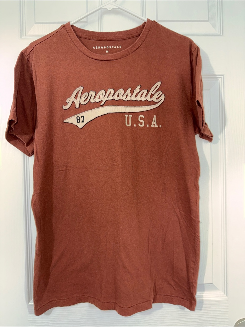 Aeropostale men’s brown short sleeve shirt